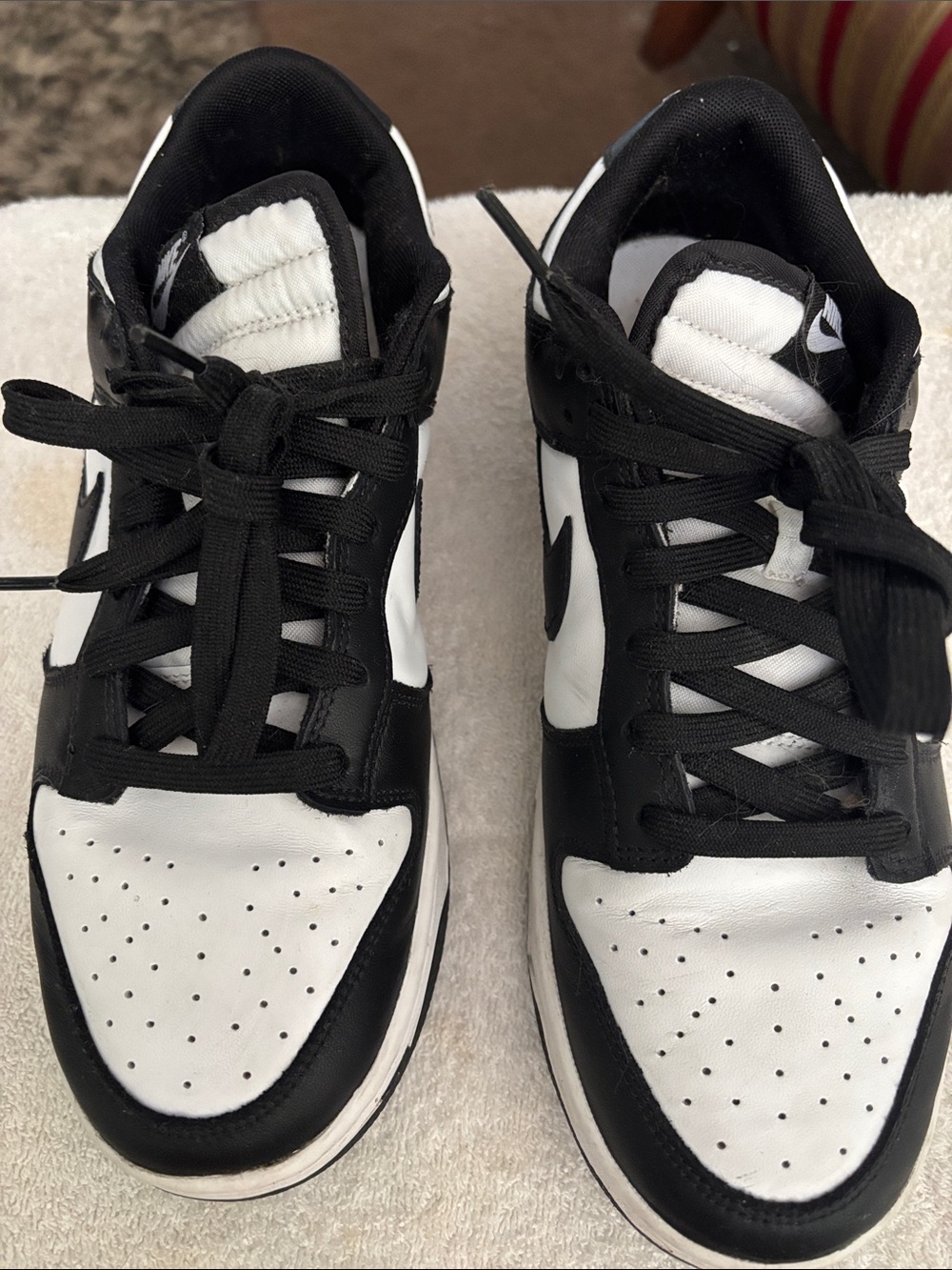 Nike Men’s Black & White Low-Top Sneakers